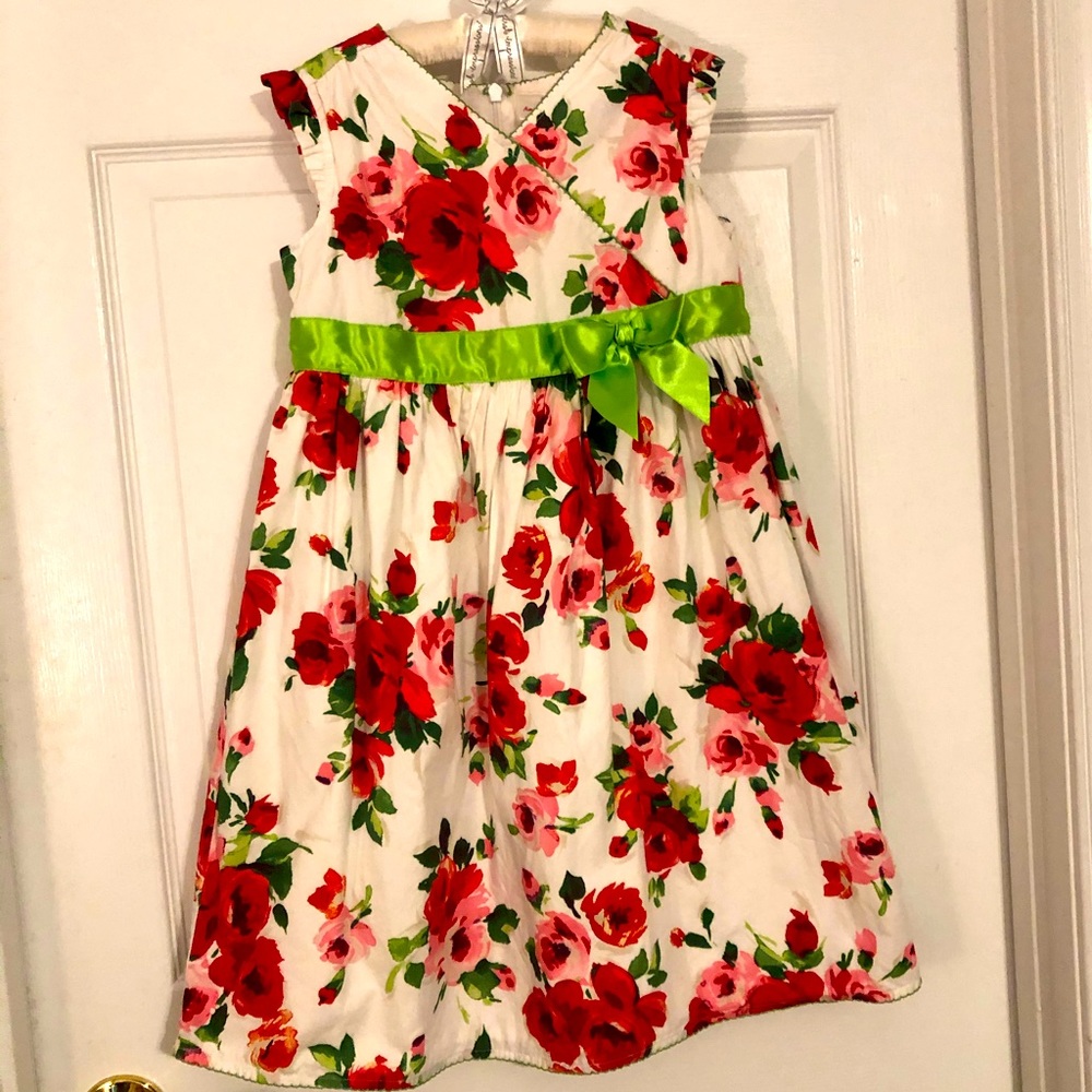 Hanna Andersson Red Flower Dress